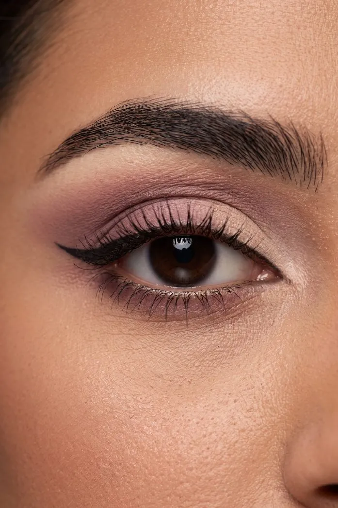 Soft eye makeup