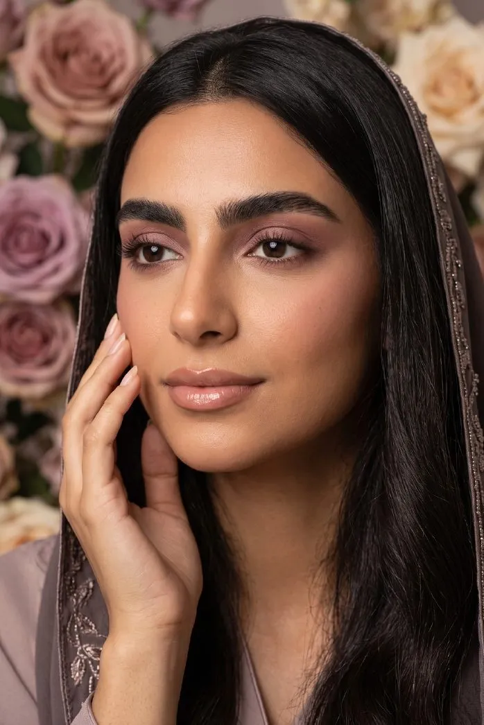 Model with soft makeup at NEVA Salon